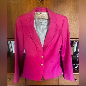 Cute Banana Republic Barbie Pink Blazer 00P with Gold Buttons 💖